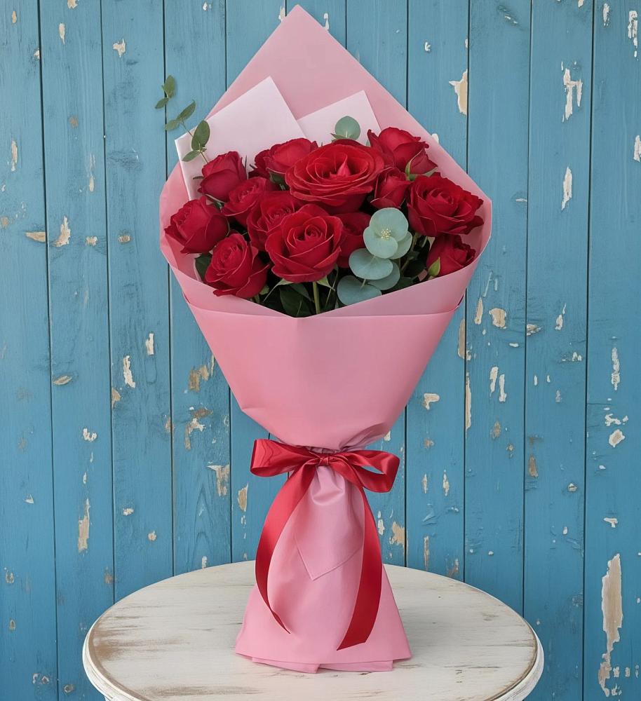 Букет цветов из: Розы в Ребрихе