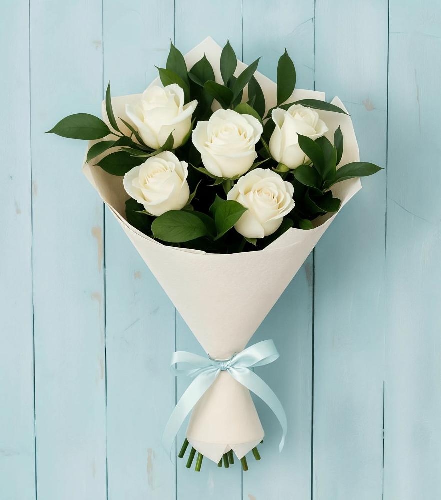 Букет цветов из: Розы в Ребрихе