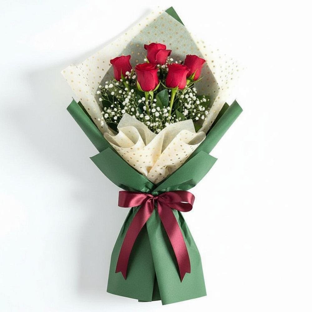 Букет цветов из: Розы в Ребрихе