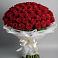 Букет 101 Красная роза Блэк Мэджик в Ребрихе