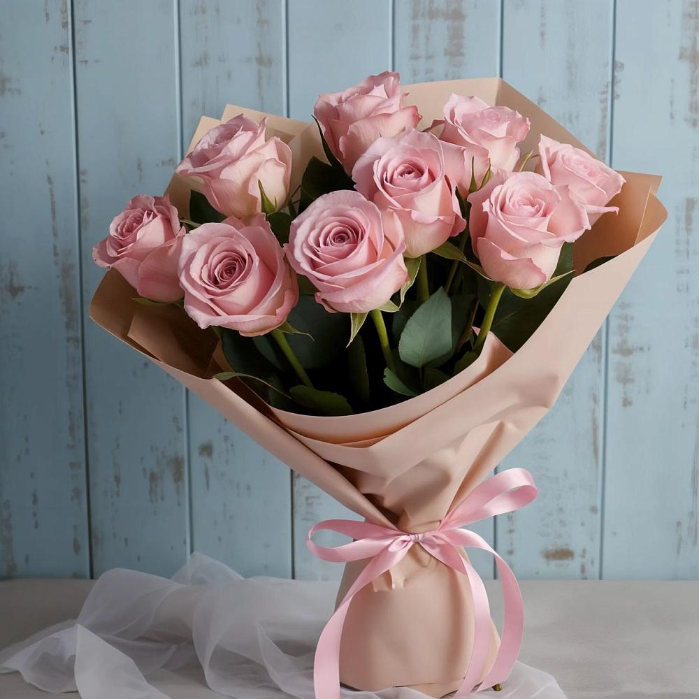 Букет цветов из: Розы в Ребрихе