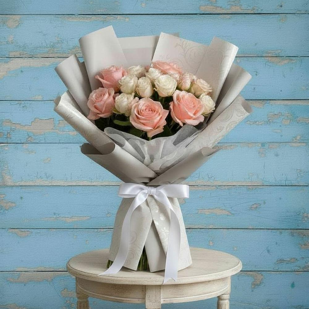 Букет цветов из: Розы в Ребрихе