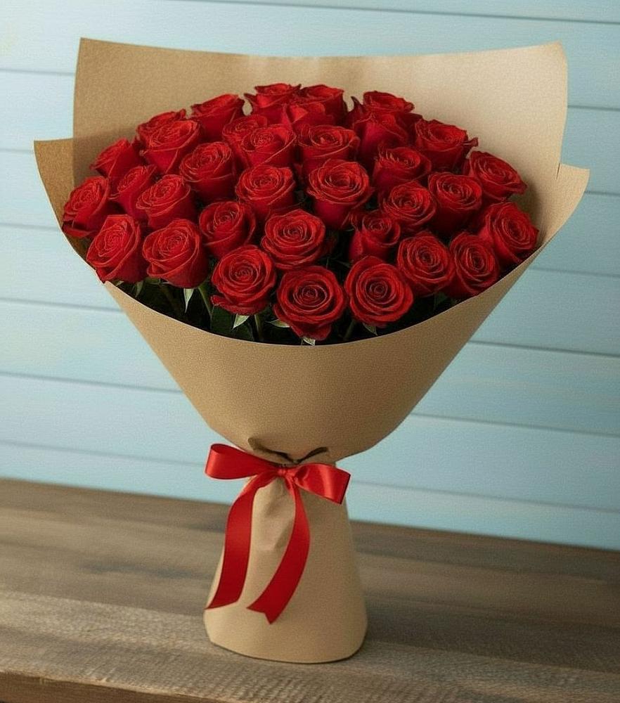 Букет Красные розы Милано в Ребрихе