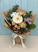 Букет цветов из:  Герберы и Хризантемы в Ребрихе
