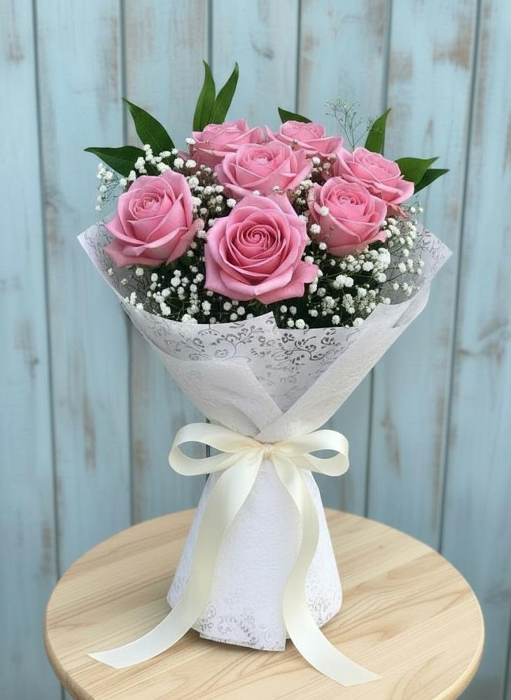 Букет цветов из: Розы в Ребрихе