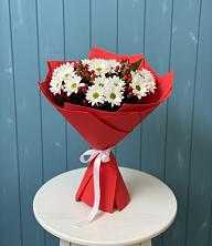 Букет цветов из:  Хризантемы в Ребрихе