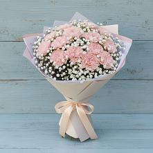 Букет цветов из:  Гвоздики #REPLACE_PRED# Ребрихе