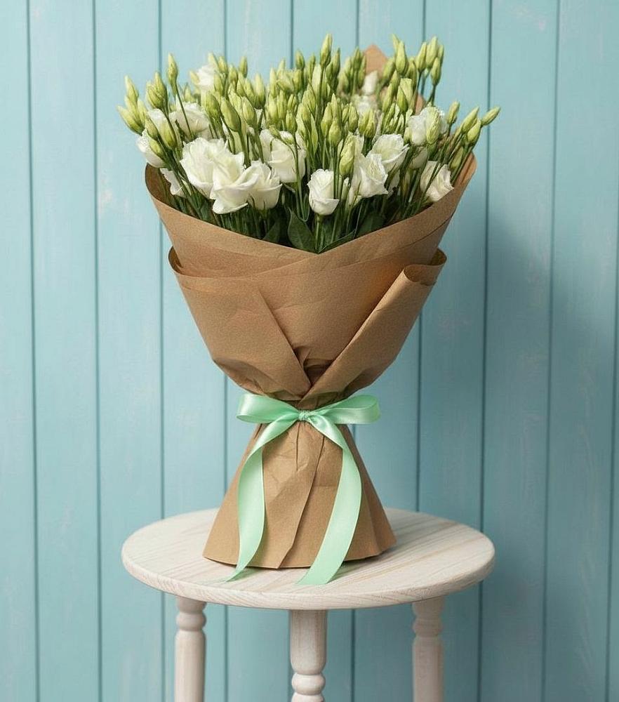 Букет цветов из: Лизиантусы в Ребрихе