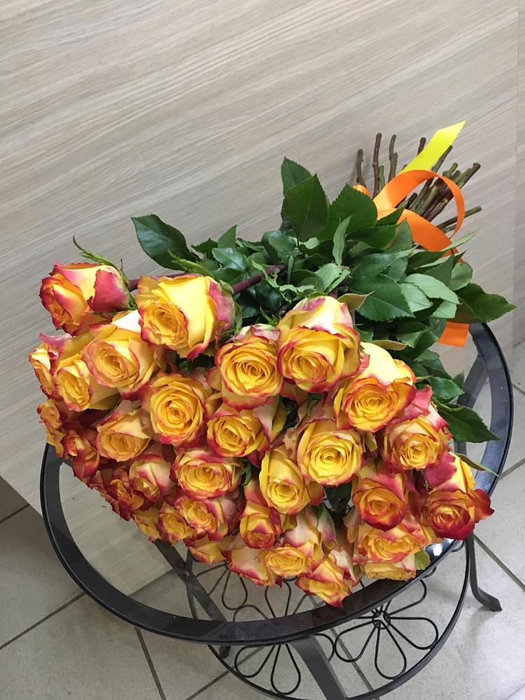 Букет Желтые розы в Ребрихе