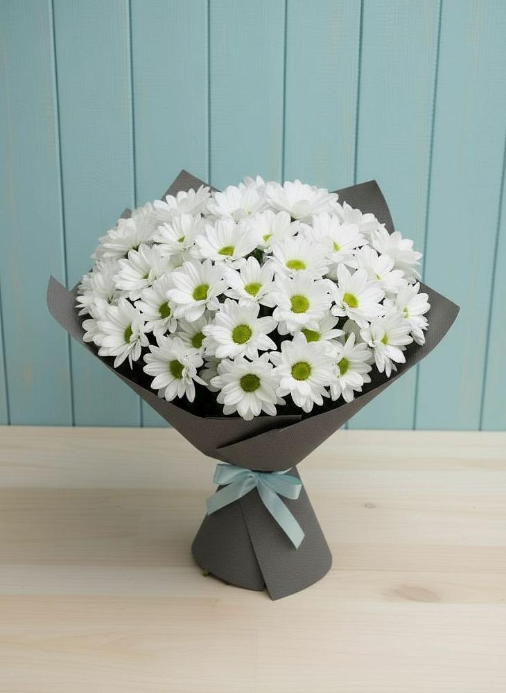 Букет цветов из: Хризантемы в Ребрихе