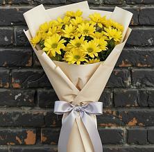 Букет цветов из:  Хризантемы в Ребрихе
