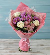 Букет цветов из:  Герберы в Ребрихе