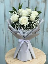 Букет цветов из:  Розы в Ребрихе
