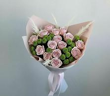 Букет цветов из:  Розы и Хризантемы в Ребрихе