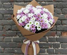 Букет цветов из:  Хризантемы в Ребрихе