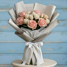Букет цветов из:  Розы в Ребрихе