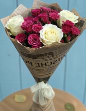 Букет цветов из:  Розы в Ребрихе