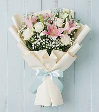 Букет цветов из:  Лилии в Ребрихе