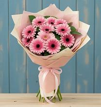 Букет цветов из:  Герберы в Ребрихе