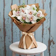 Букет цветов из:  Орхидеи и Розы #REPLACE_PRED# Ребрихе